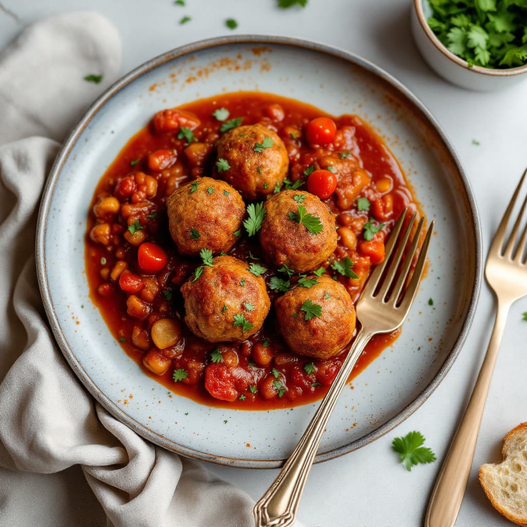 Albondigas in Smoky Tomato Sauce