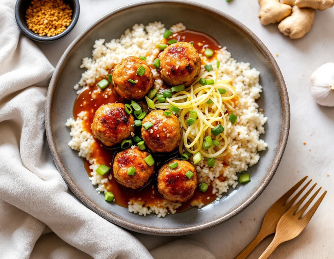 Asian Chicken Meatballs