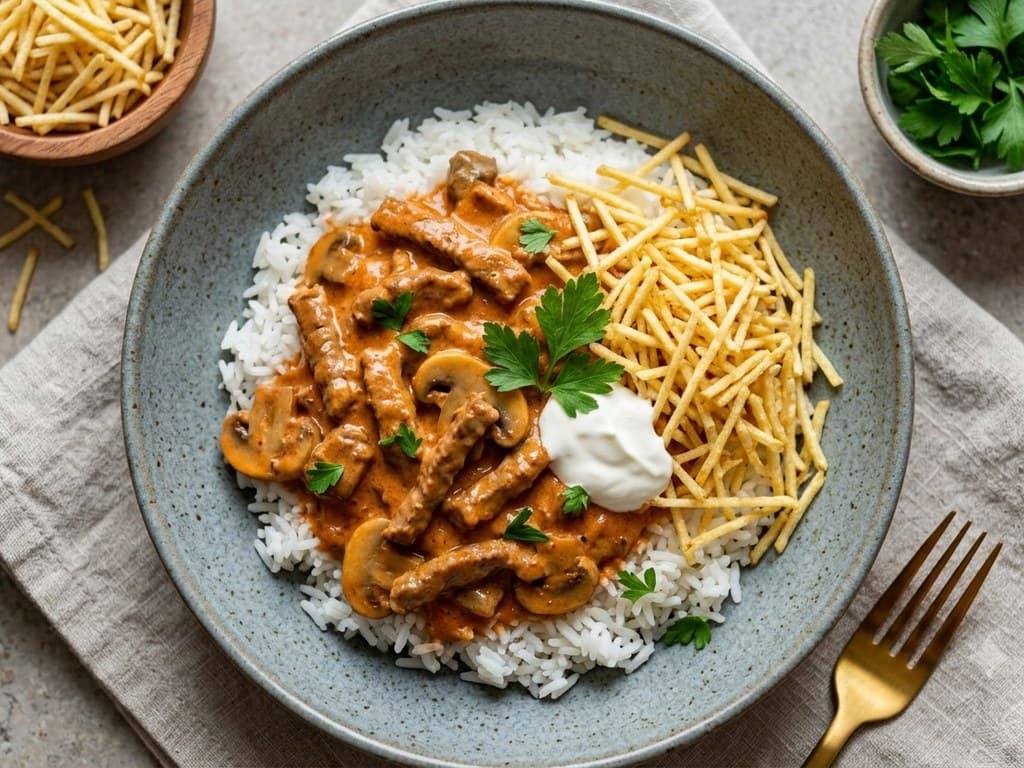 Beef Stroganoff