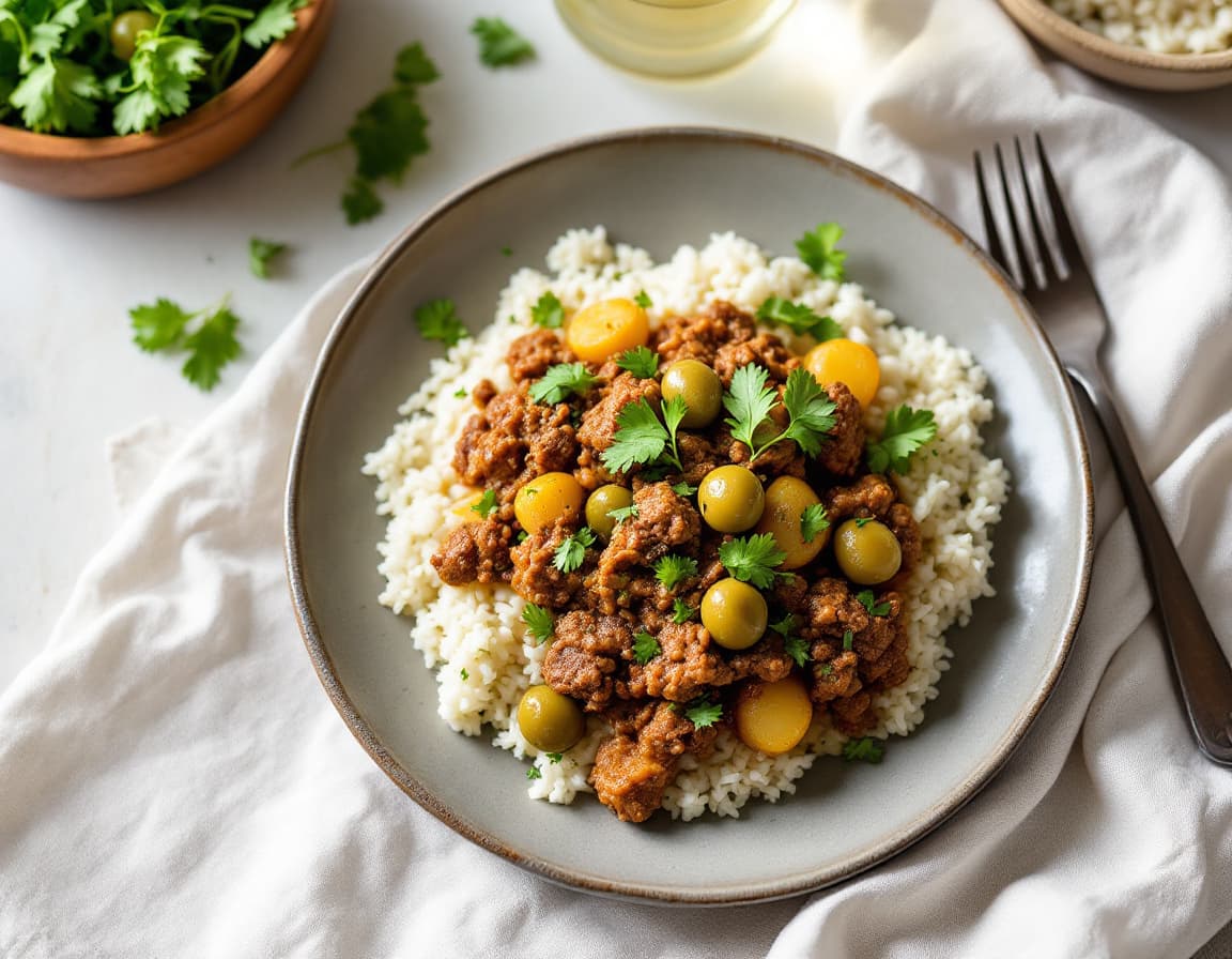 Carne Molida (Puerto Rican Picadillo)