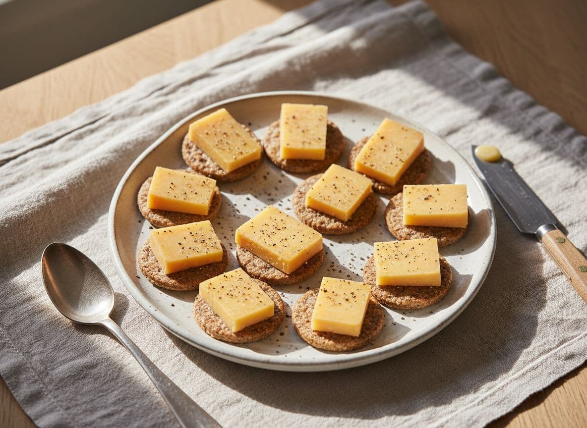 Cheddar and Wholegrain Crackers