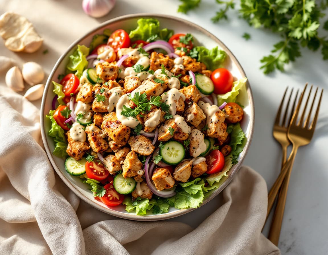 Chicken Shawarma Salad