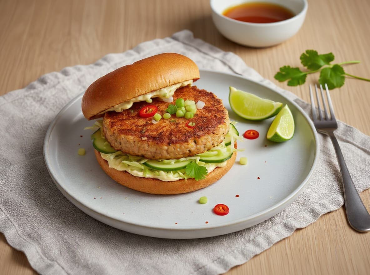 Chilli-Lime Prawn Burger