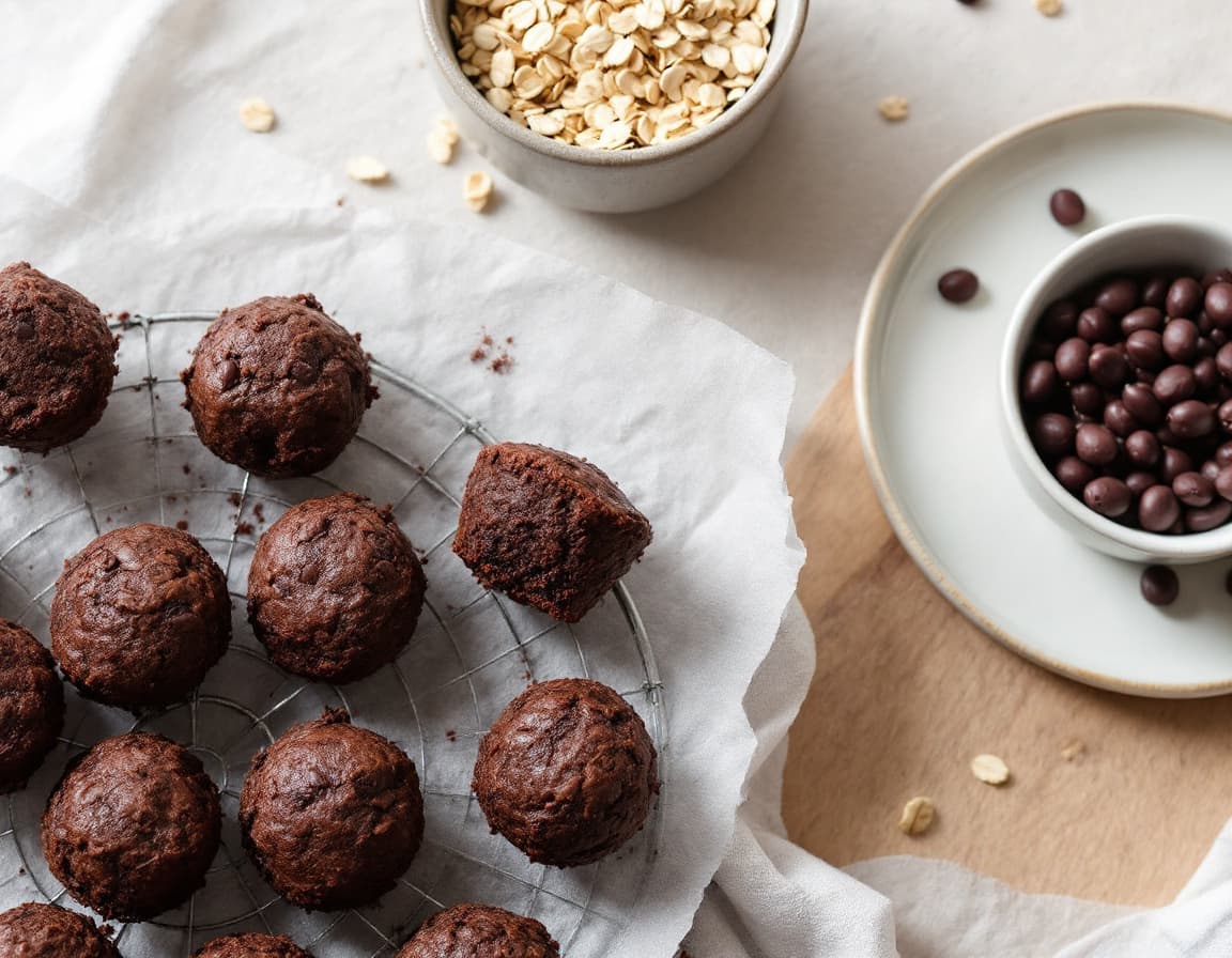 Chocolate Black Bean Brownie Bites