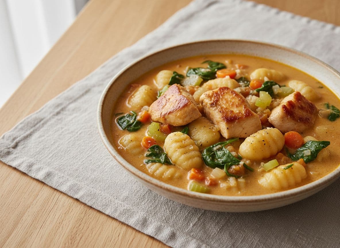 Creamy Gnocchi Chicken Soup