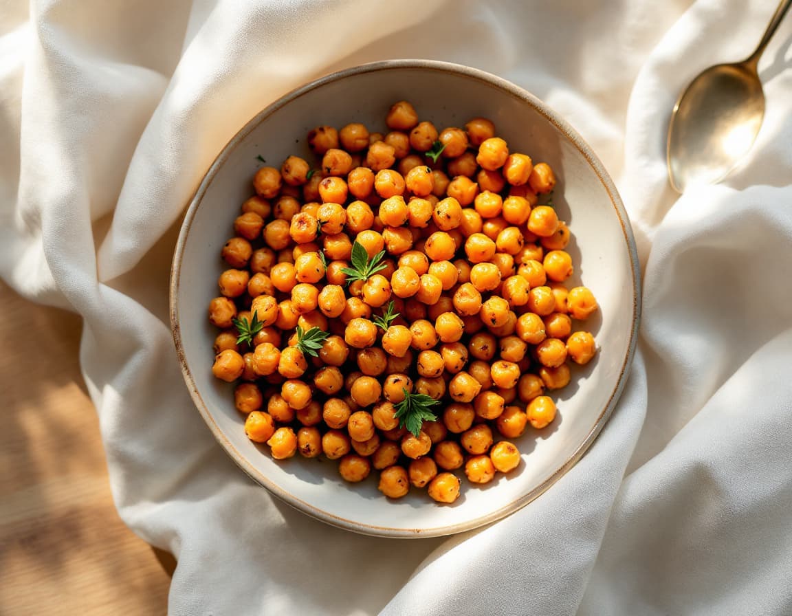 Crispy Roasted Chickpeas