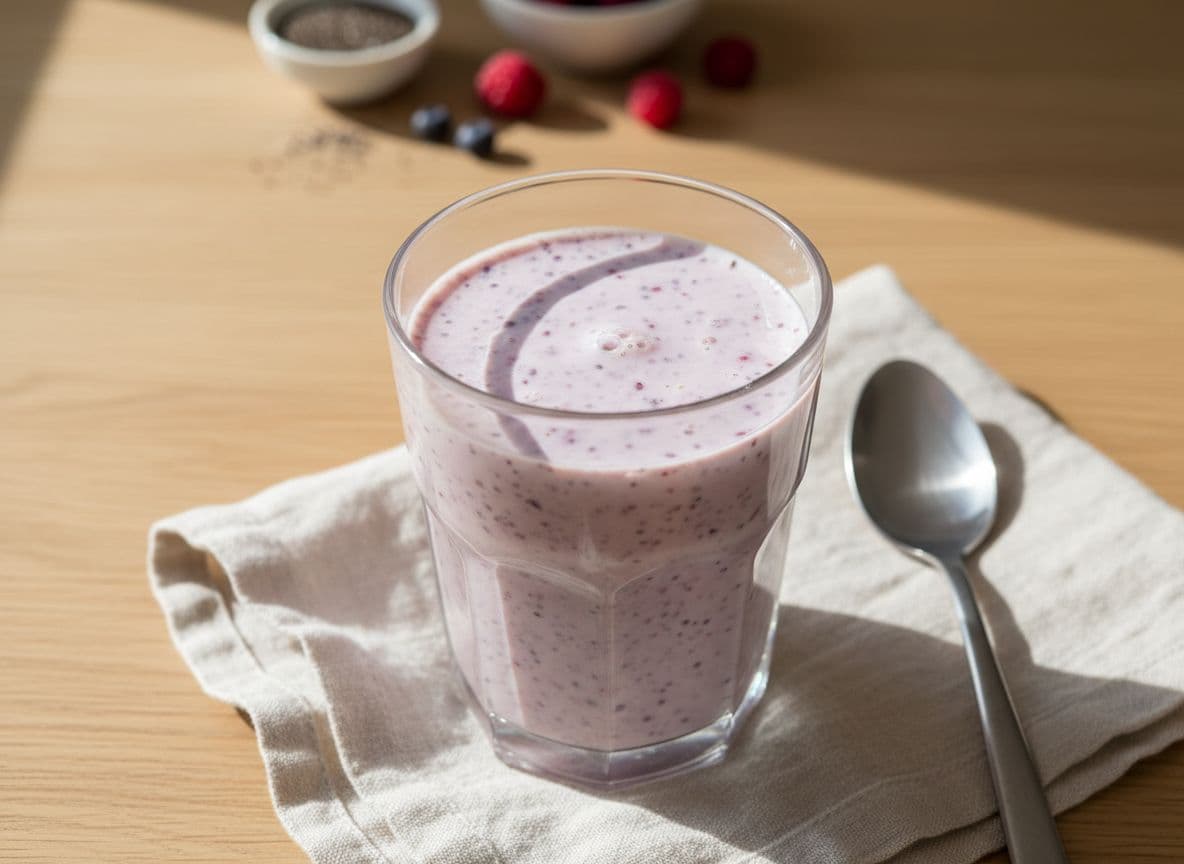 Dairy-Free Vanilla Berry Shake