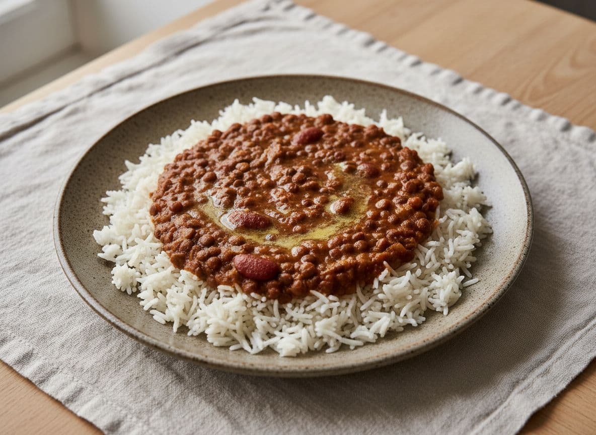 Dal Makhani with Basmati Rice