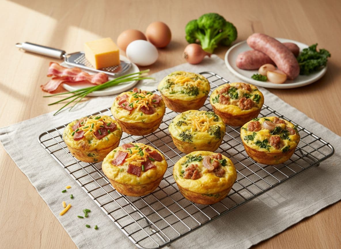 Easy Breakfast Egg Muffins (3 Ways)