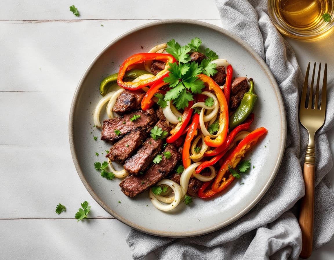 Easy Steak Fajitas