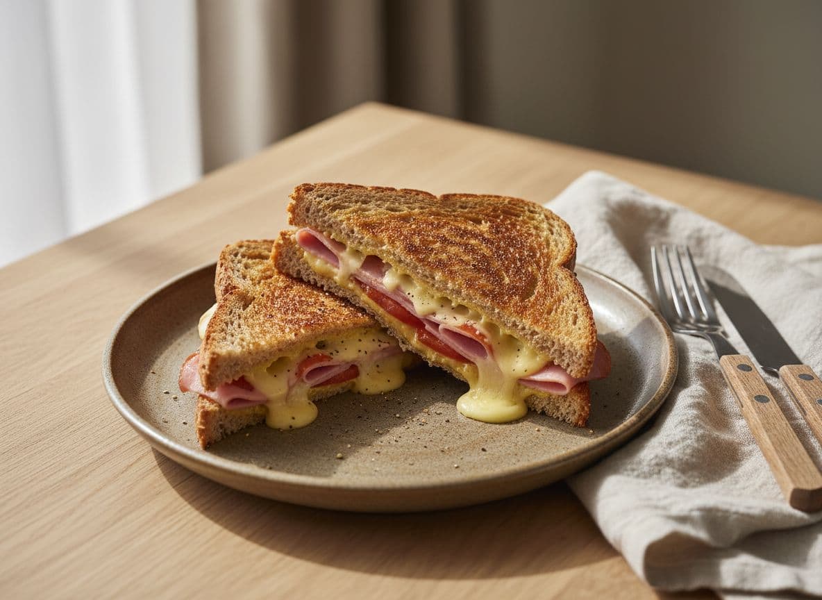 Ham, Cheese and Tomato Toastie