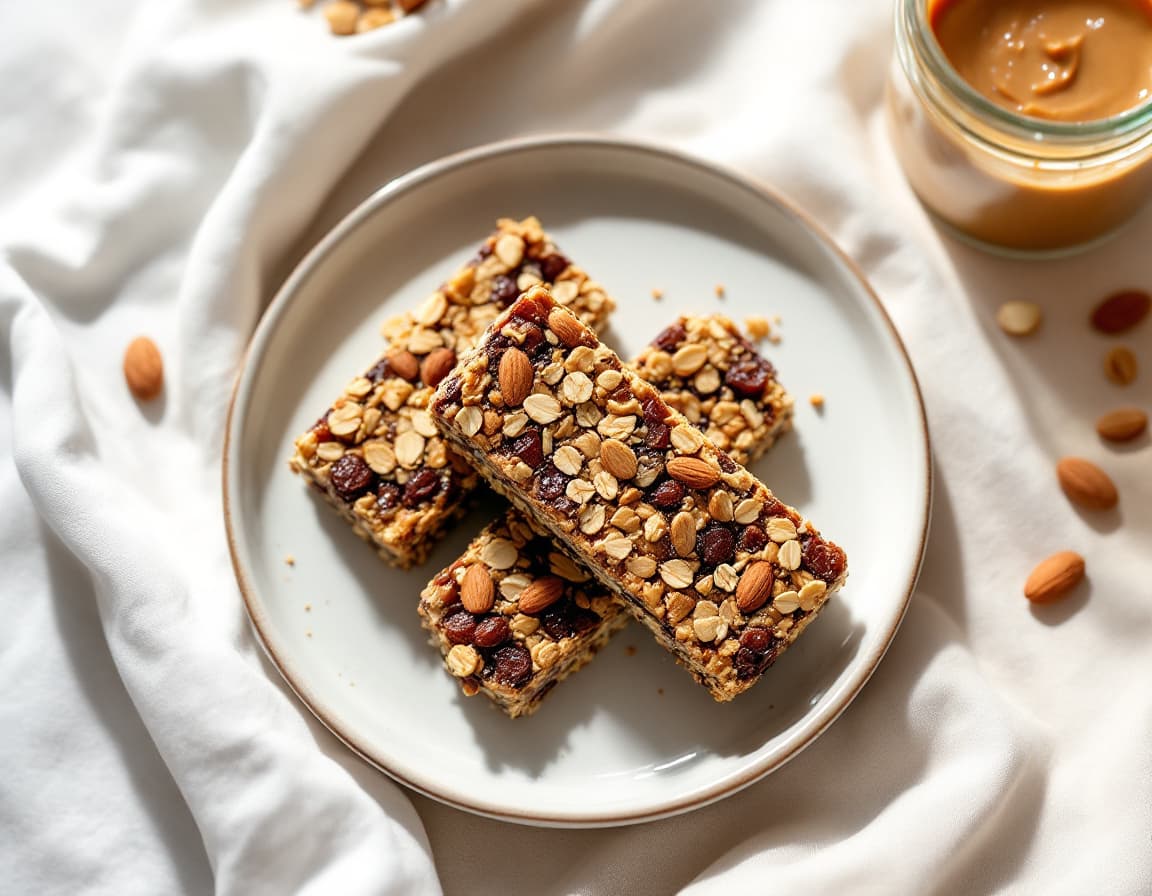 Healthy 5-Ingredient Granola Bars