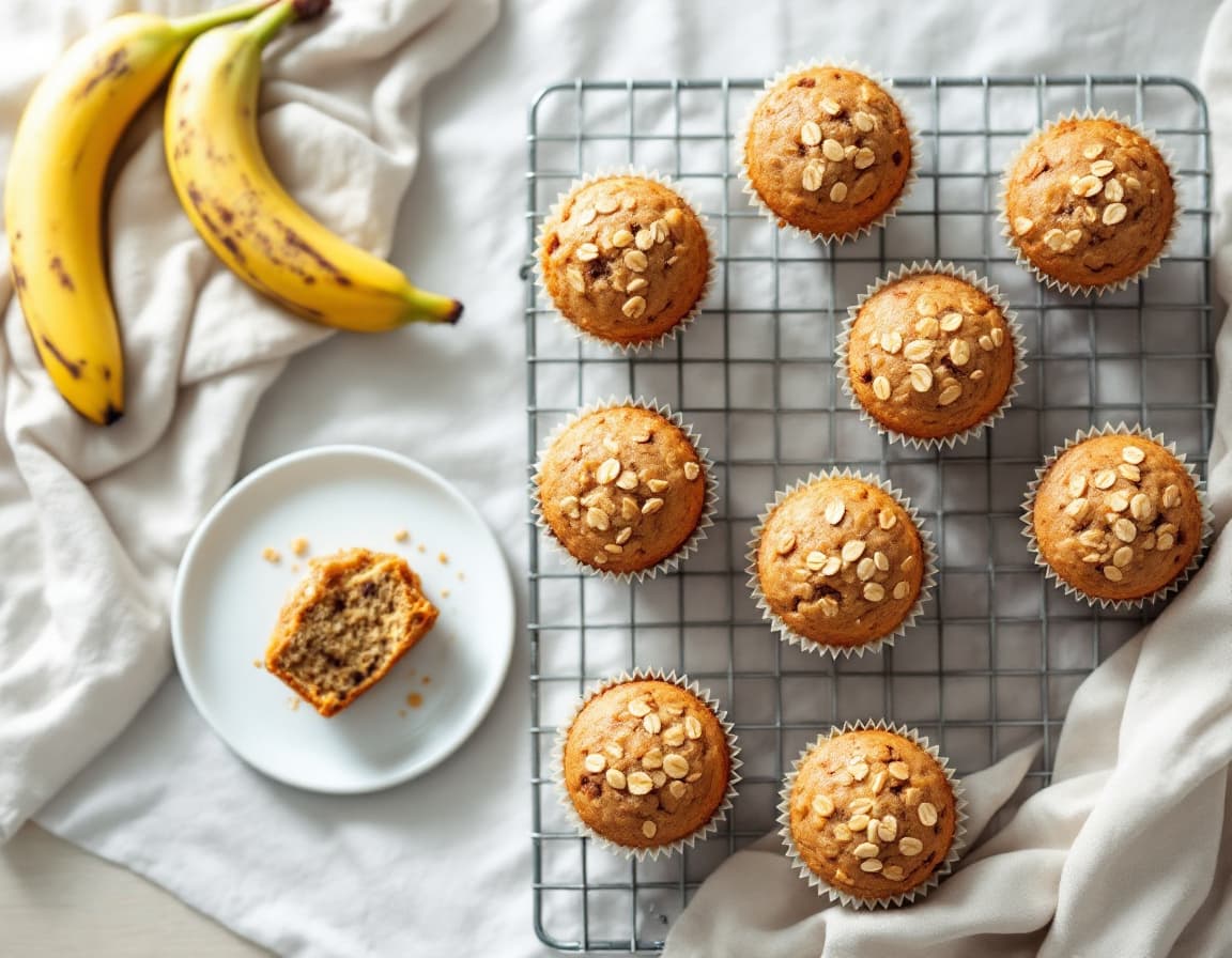 Healthy Banana Muffins