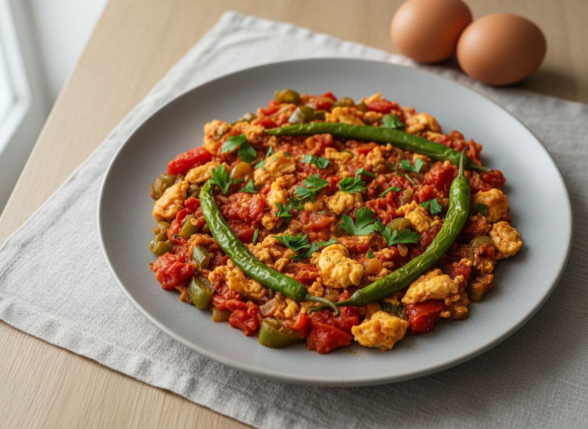 High-Protein Turkish Menemen