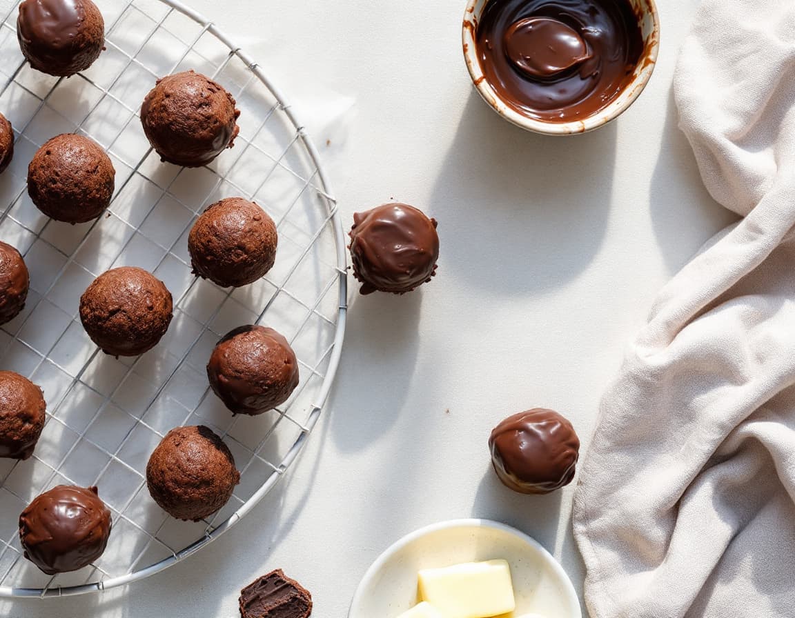 Keto Brownie Batter Truffles