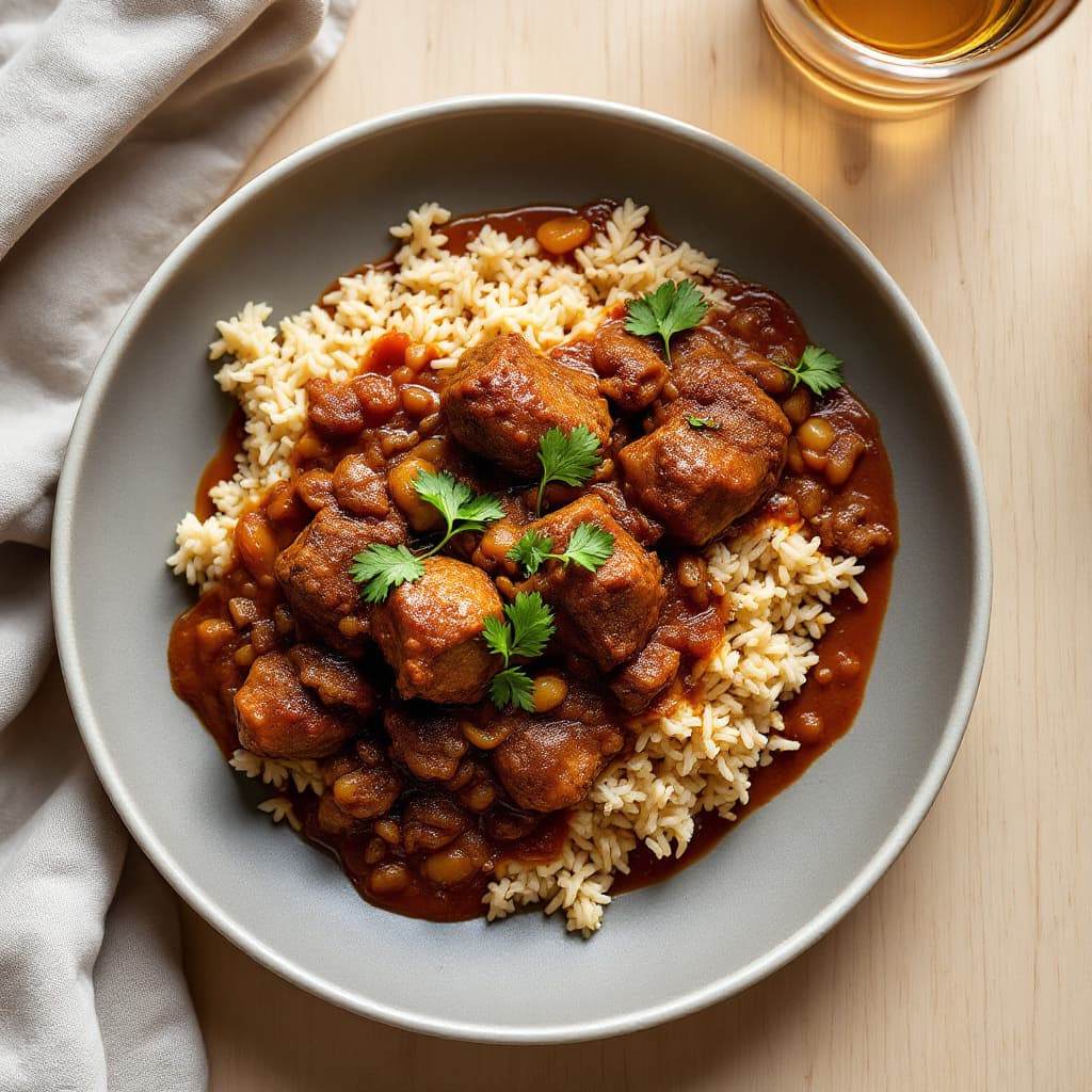 Lamb Rogan Josh with Basmati Rice