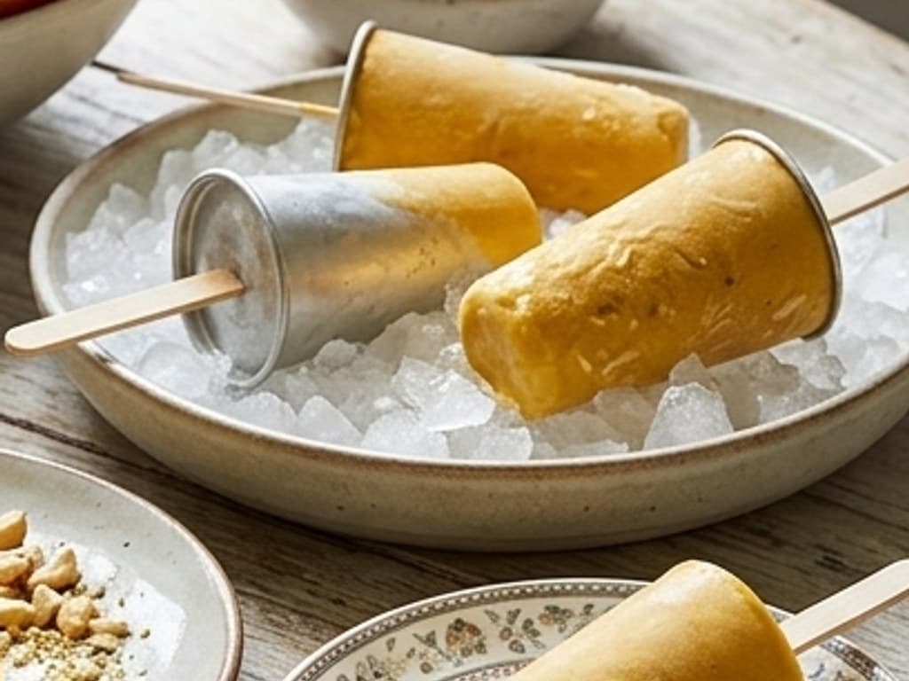 Mango & Coconut Kulfi (Vegan)