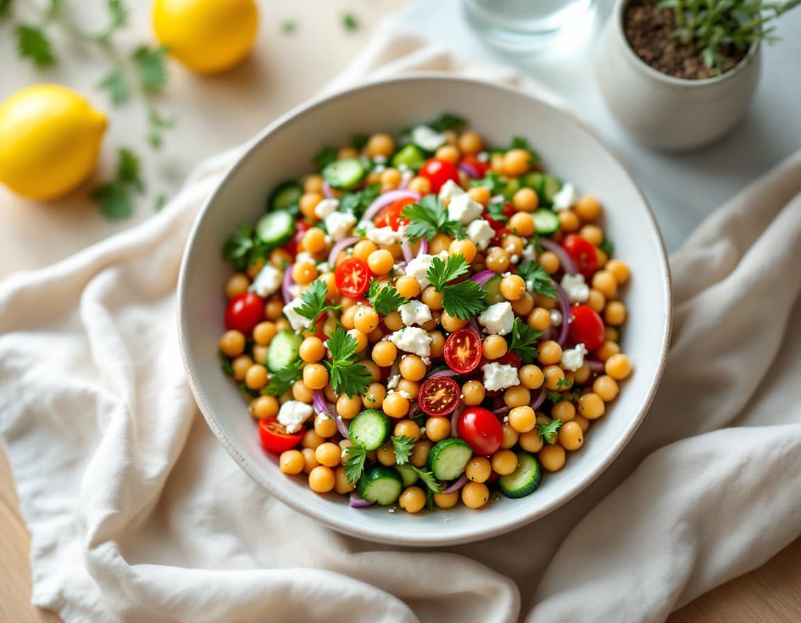 Mediterranean Chickpea Salad