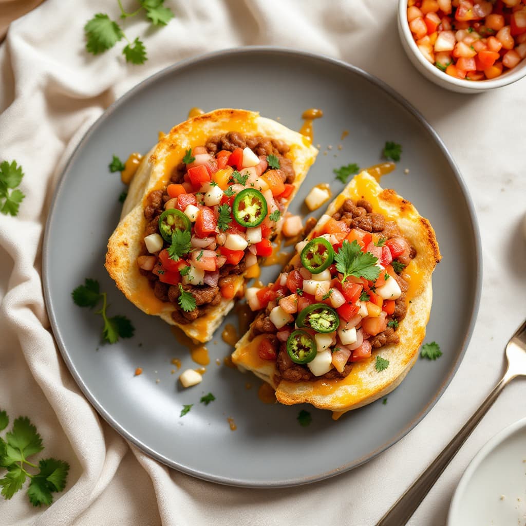 Molletes with Pico de Gallo