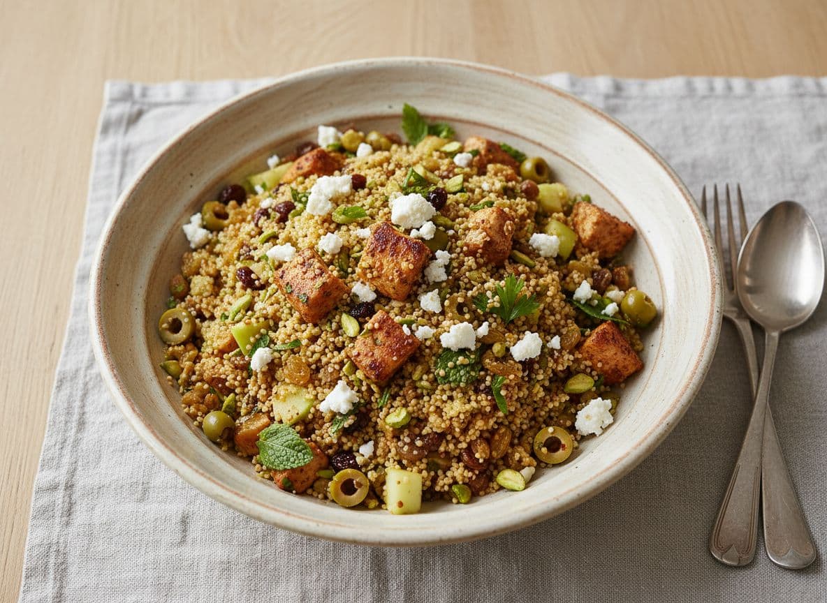 Moroccan-Spiced Couscous Salad with Chicken