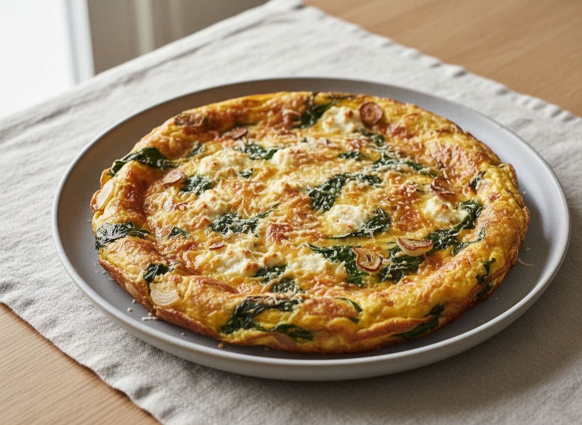 Ricotta and Spinach Breakfast Frittata