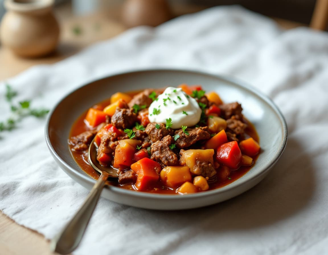 Slow Cooker Hungarian Goulash