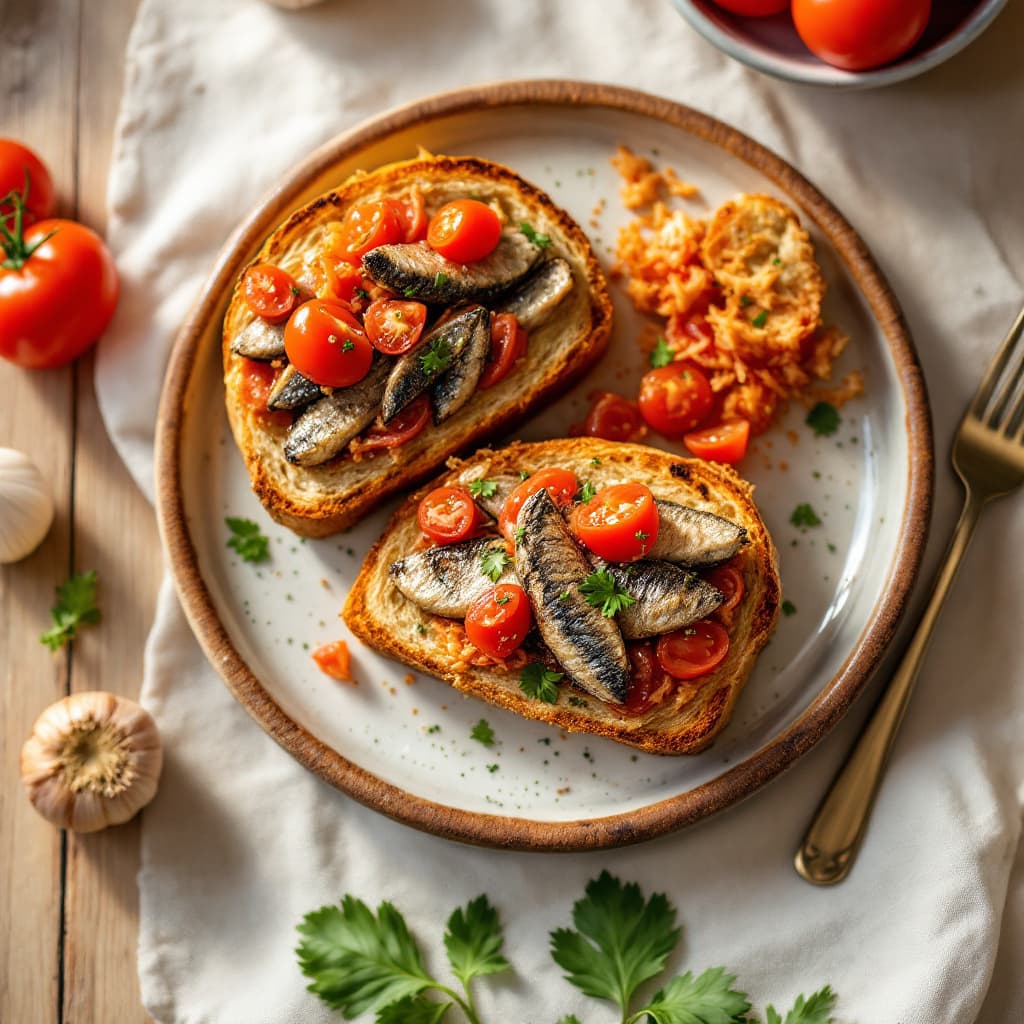 Spanish Sardine & Tomato Toast