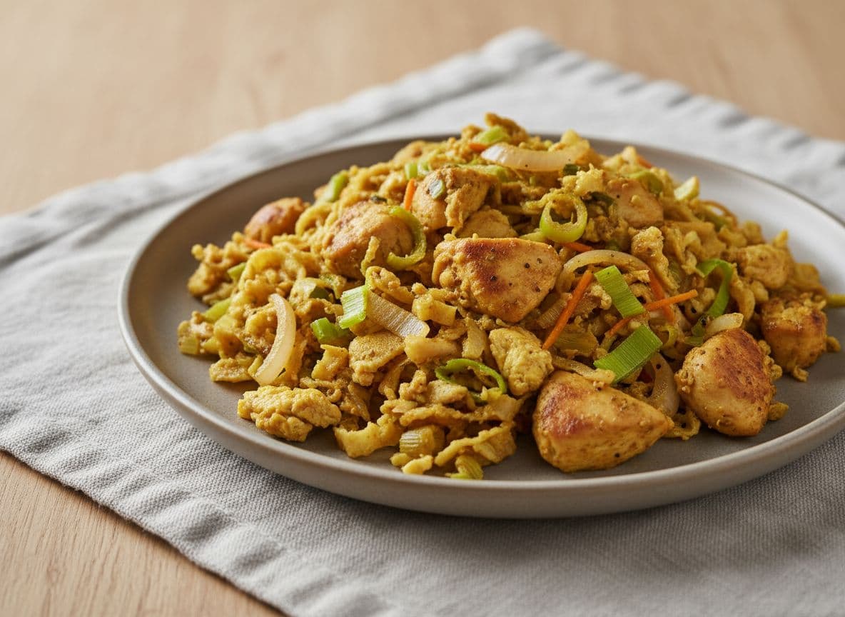 Sri Lankan Chicken Kottu Roti