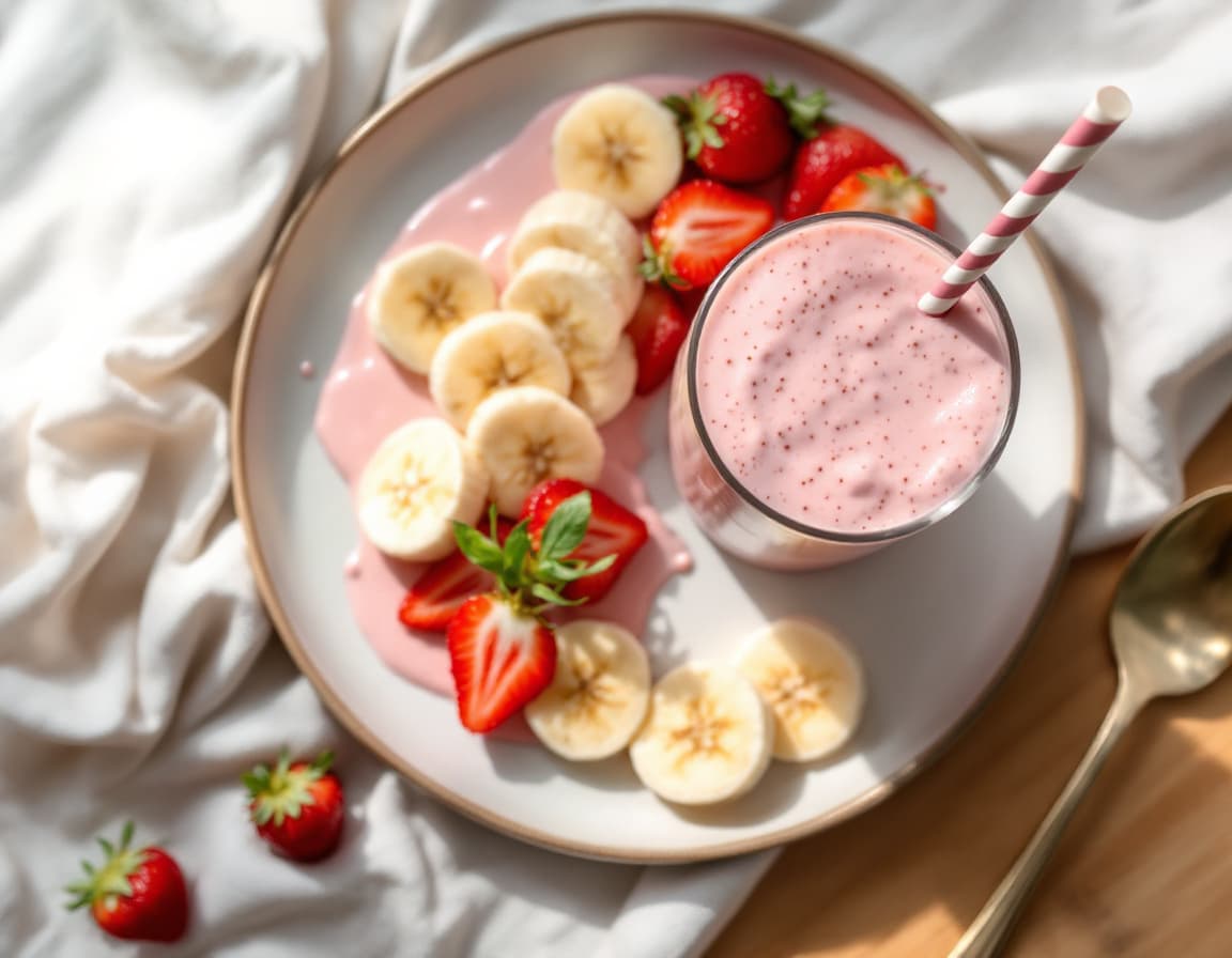 Strawberry Banana Smoothie
