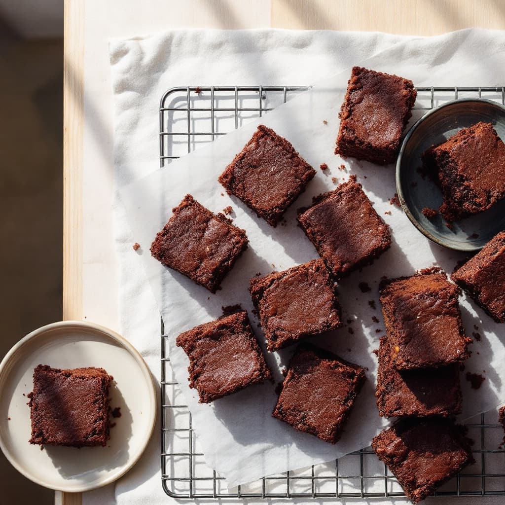 Tahini and Date Brownies