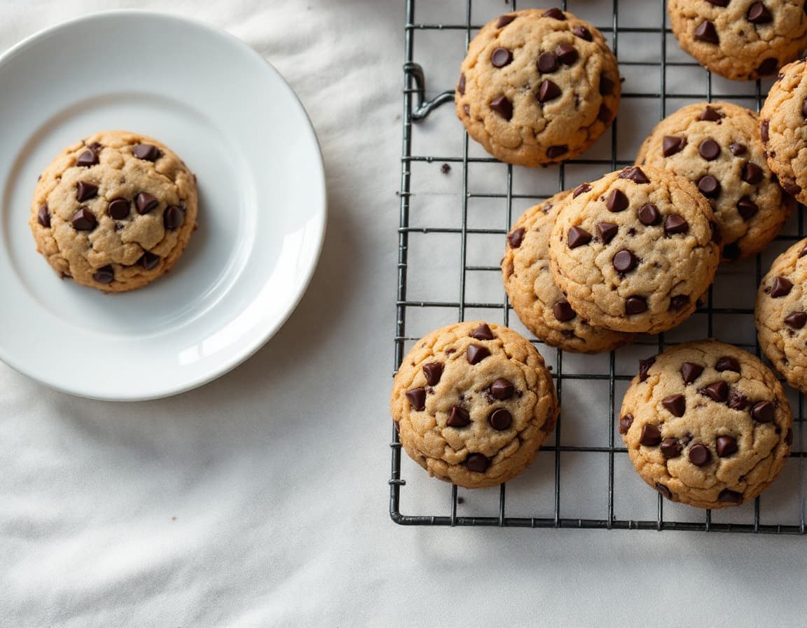 Thick and Chewy Keto Chocolate Chip Cookies