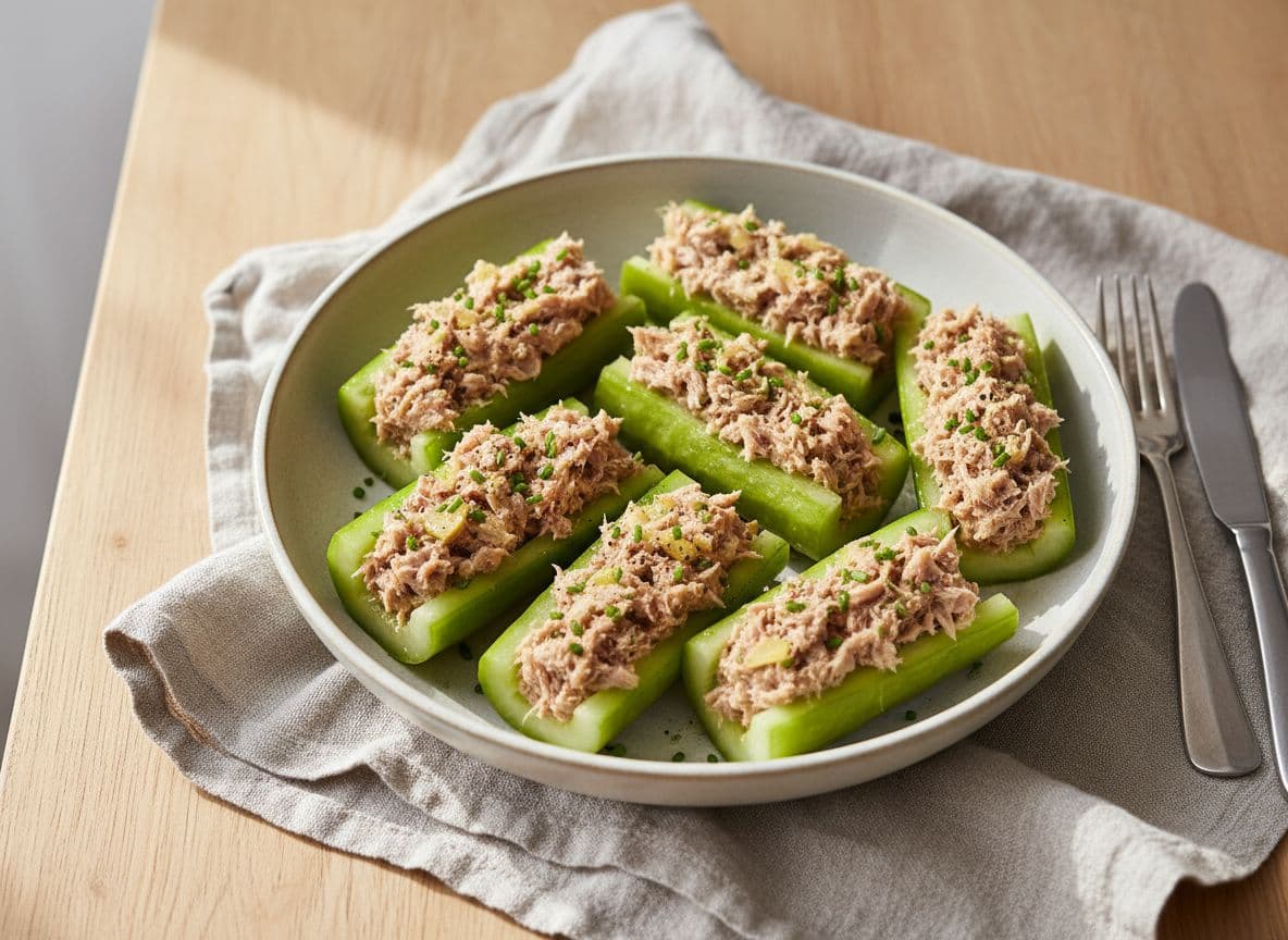 Tuna and Cucumber Boats