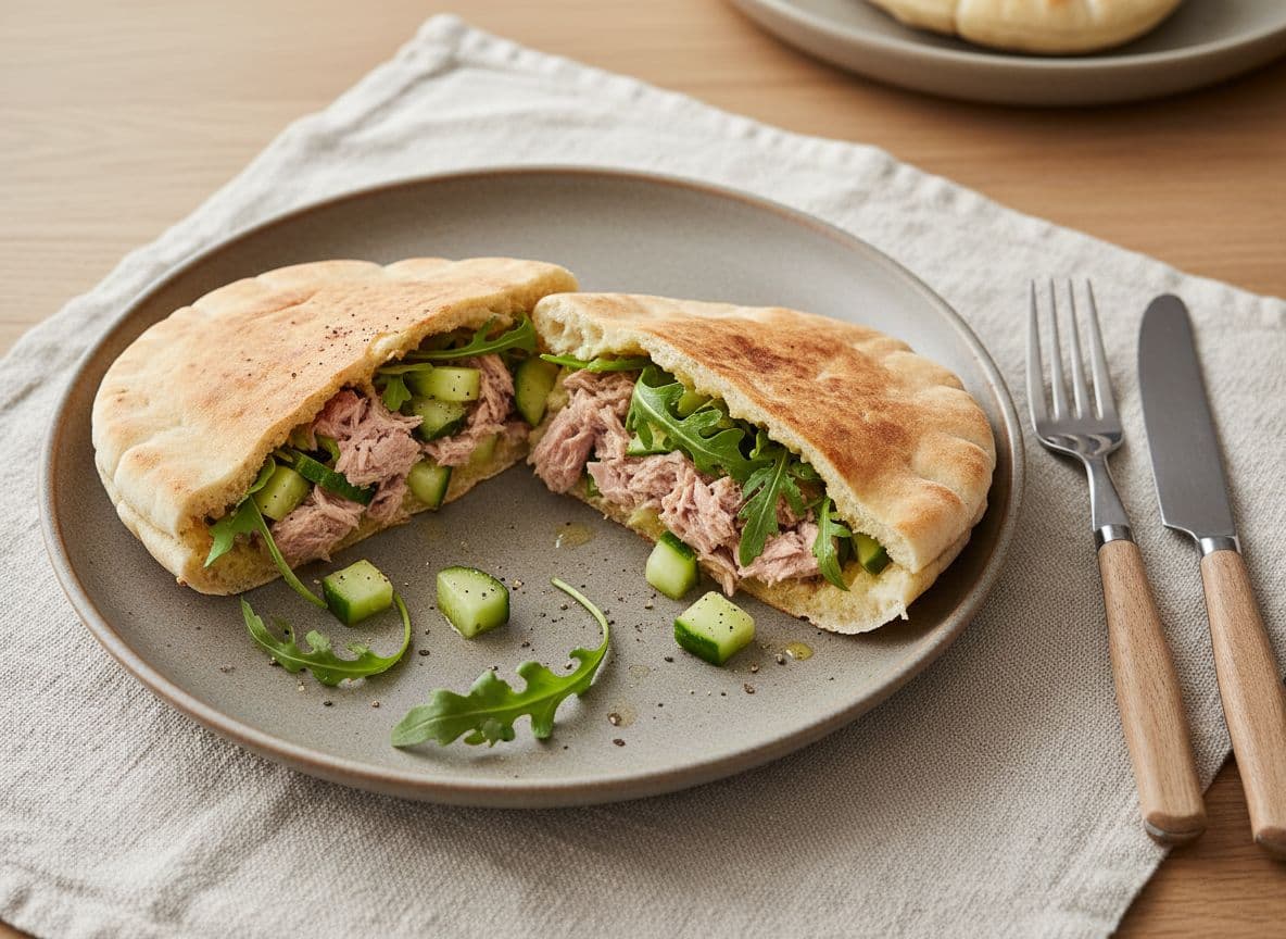 Tuna and Cucumber Pita Pocket