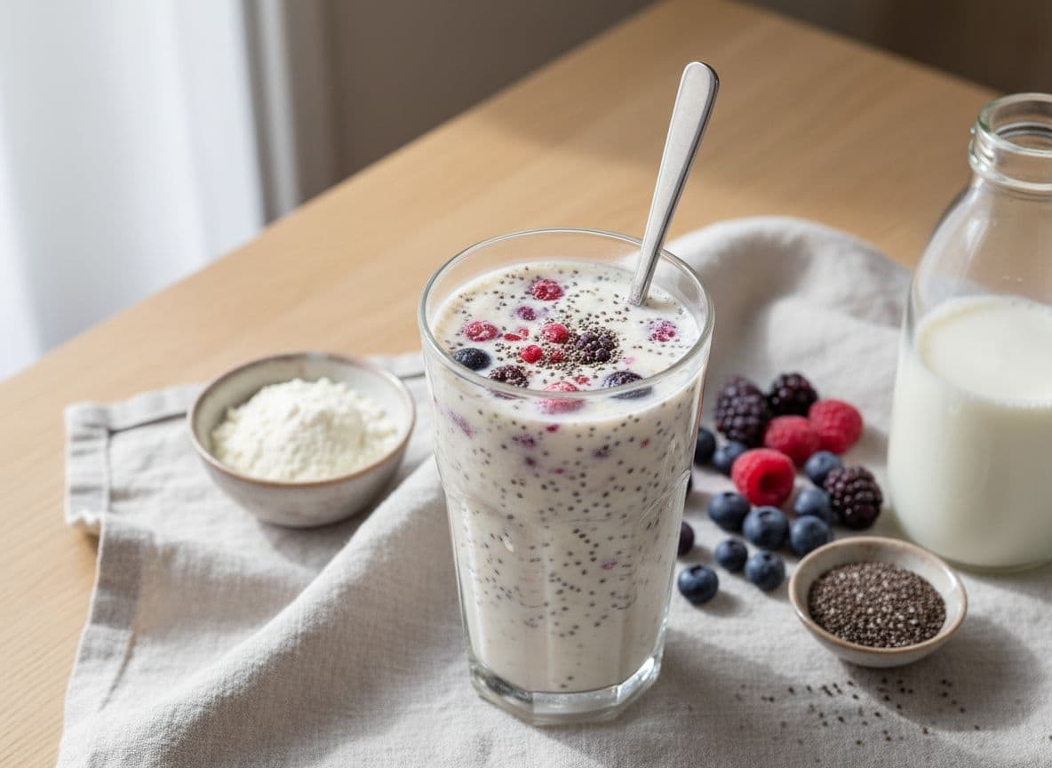 Vanilla Berry Protein Shake