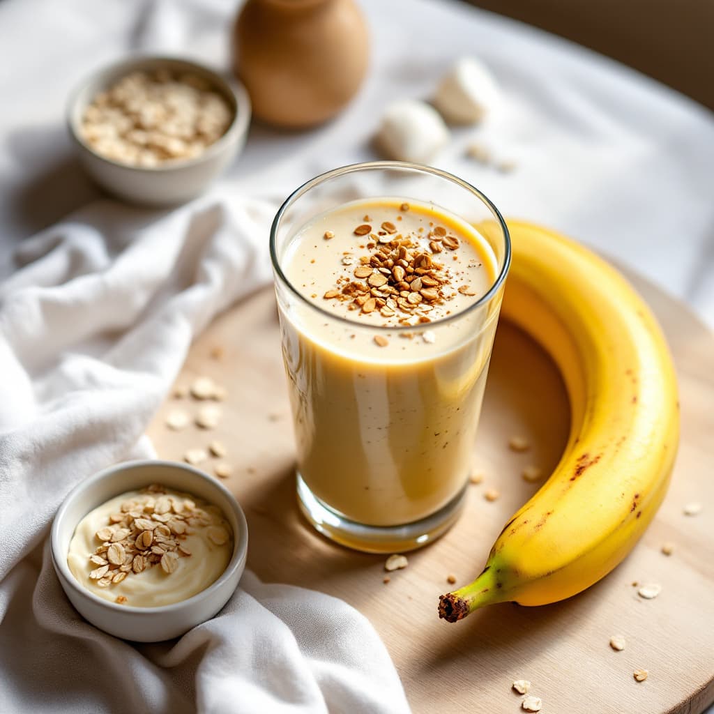 Banana & Peanut Butter Breakfast Shake