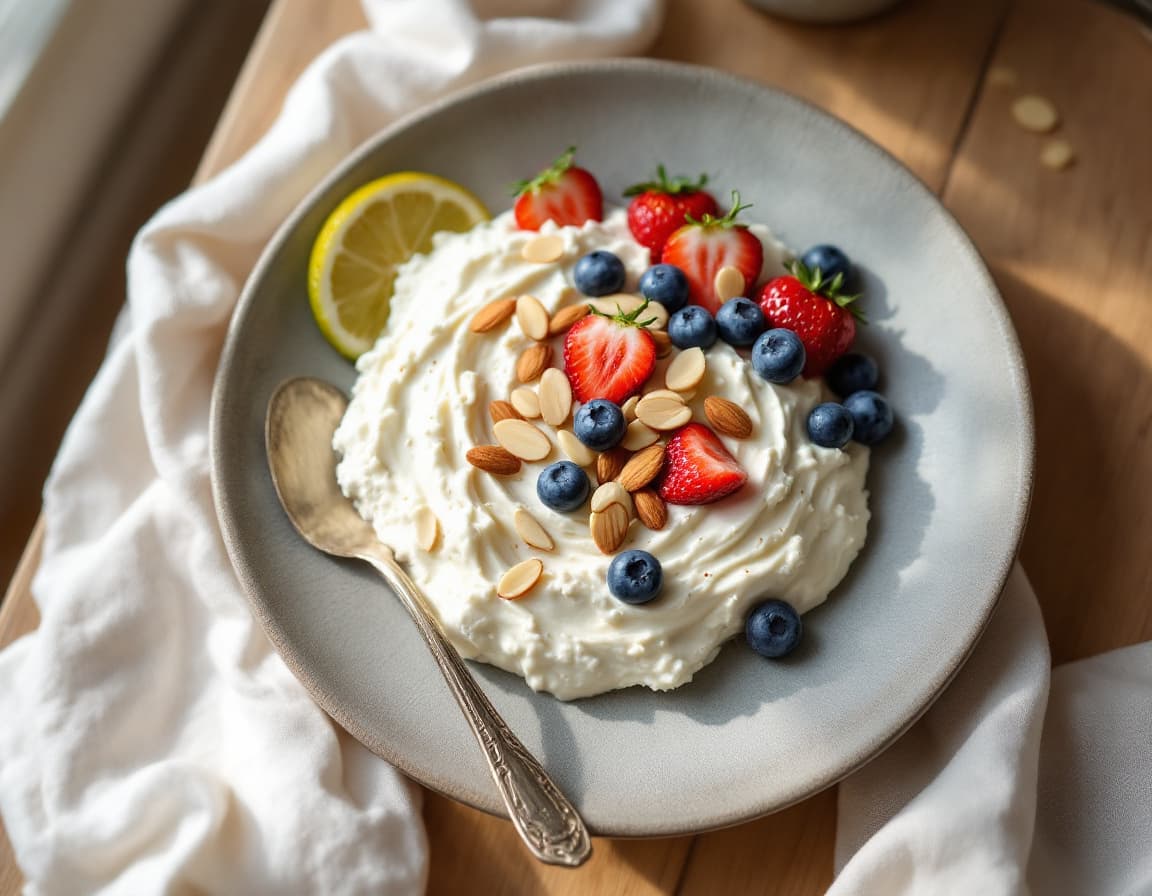 Whipped Cottage Cheese Bowls
